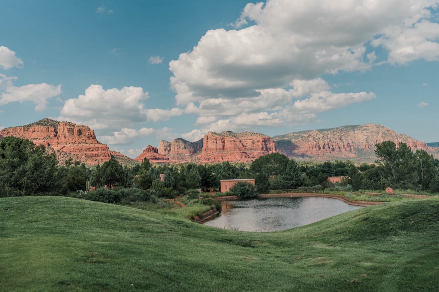 Sedona Golf Resort red rocks wall art print