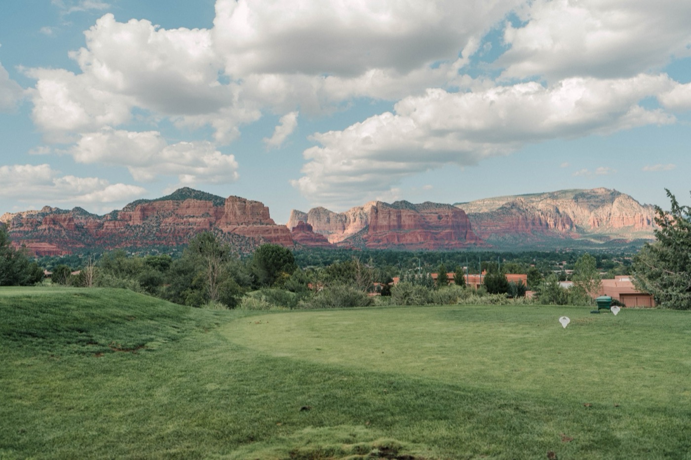 Sedona golf course southwest Arizona wall art print